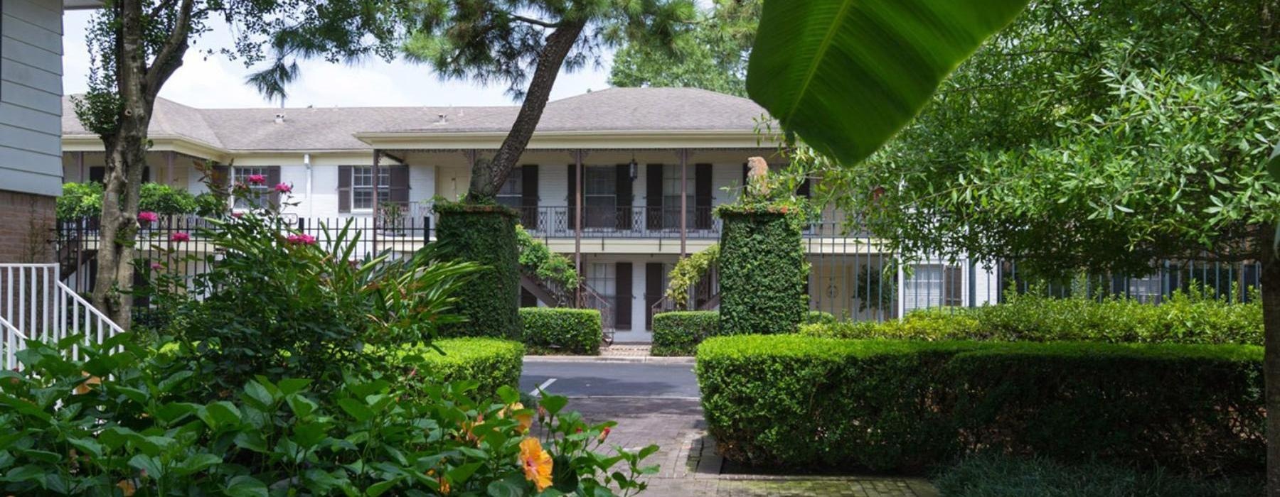 a house with a large front yard